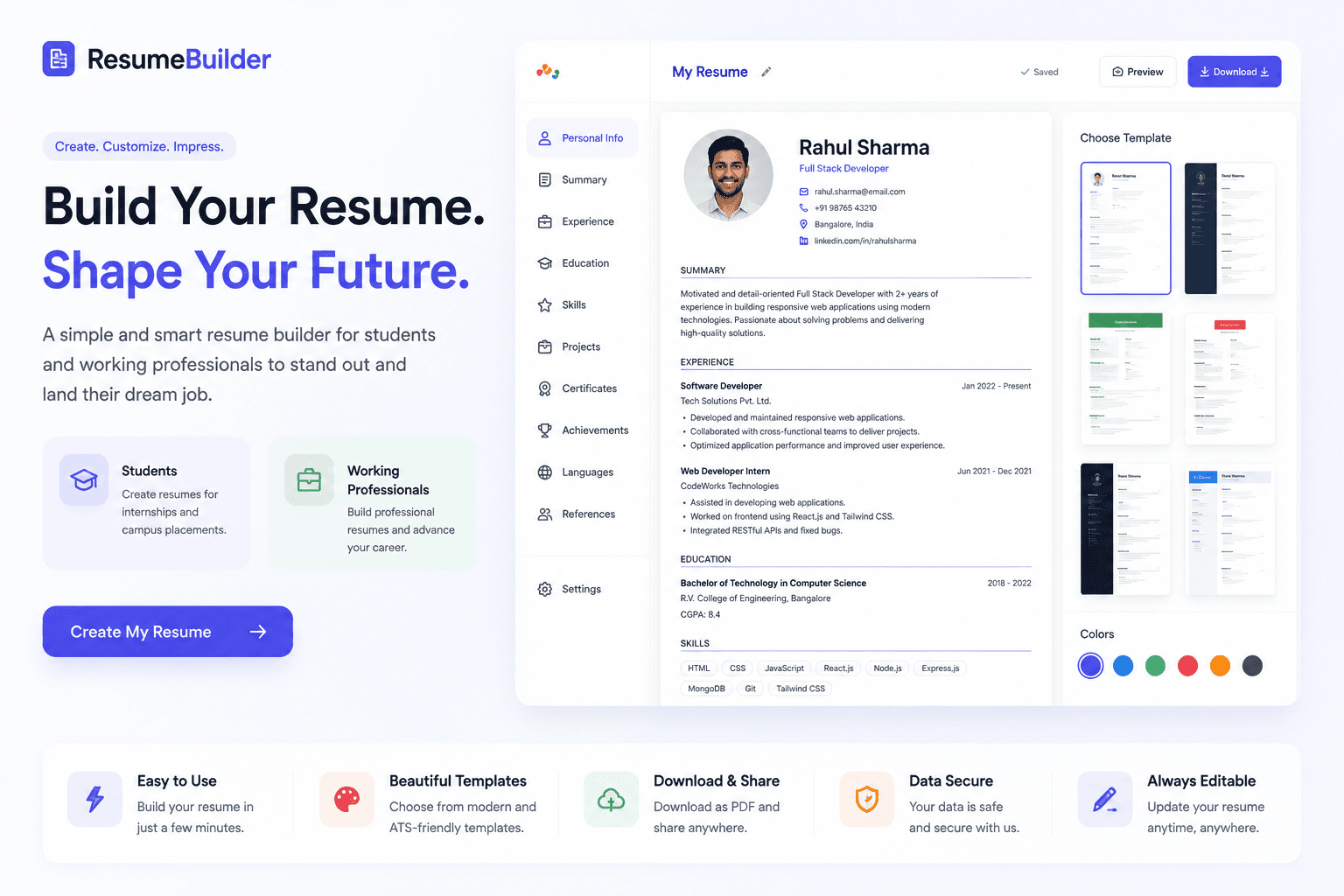 Resume Builder